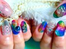 個性派ニュアンスネイル