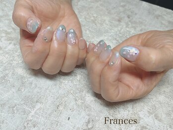 ブルーグラデ桜