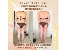 灯の雰囲気（ちゃんと食べる・鍛える・流す・美ボディへのアプローチを徹底）