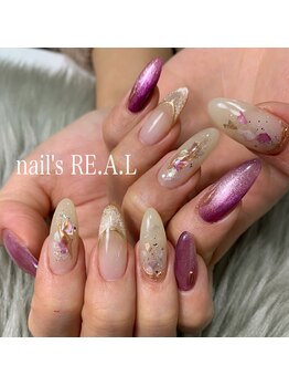 ネイルズリアル 倉敷(nail's RE.A.L)/マグネットネイル