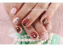 アンドシュシュネイル(&CHOU CHOU nail)/お客様ネイル　バレンタイン