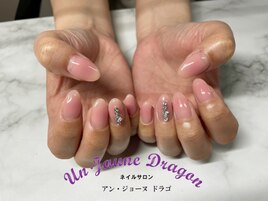 【自爪ネイル】チークネイル