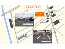 駐車場の案内図です。少し離れますが、本町Ｎ駐車場 NO.22です。