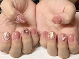 90art♪ピンクネイル