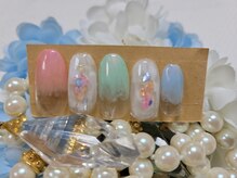 クバーナ(CUBANA)/パステルシェルアート☆￥6,800