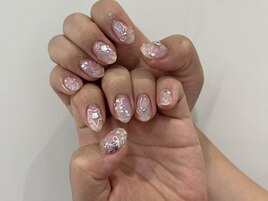 オーロラぷっくりネイル＊9800円
