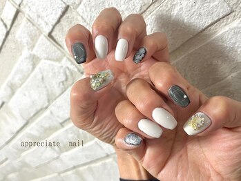 アプリシーエイトネイル(appreciate nail)/クリスマスネイル♪