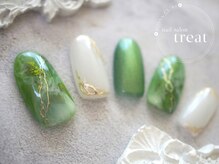 トリート(treat)/トレンドアート8月/天然石