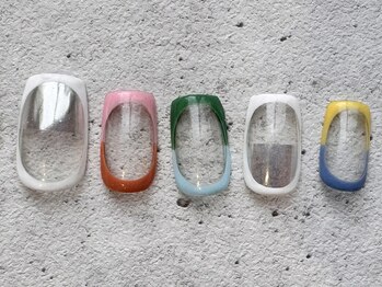 シープラスエー(C+A)/カラフル囲みネイル