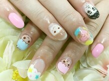 ネイルサロン 爪吉/イラストアートがキュート♪