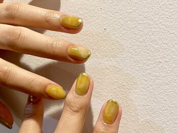 アンティム ネイル(INTIME nail)/nuance mirror french