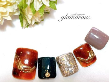 ネイルグラマラス 西新井店/《フットネイル》ニュアンス