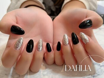 黒×シルバーネイル☆