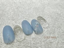 ルークネイル 恵比寿店(LUKE NAIL)/グラデーション結晶ネイル　冬