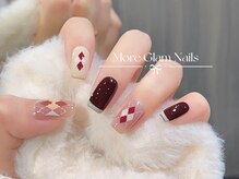 モアグラム 池袋東口店(More Glam)/チェックネイル
