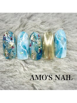 アモズネイル さっぽろ東急百貨店(AMO'S NAIL)/11000円デザイン