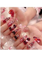 シンデレラネイル(CINDERELLA NAIL)/【チップ長さだしネイル】