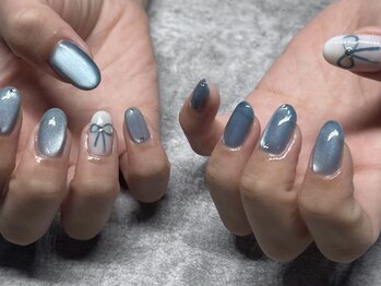 ブルー(BLUE)/simple ¥10,000