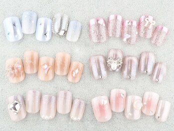 マハロネイルサロン 横浜店(mahalo)/ワンホンデザイン￥8,980