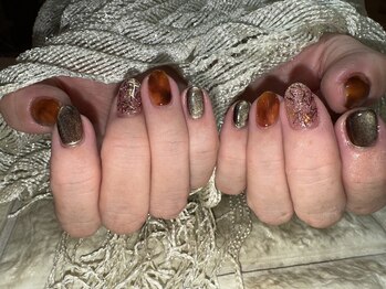 ネイルサロン シェリ(NAIL SALON Cheri)/大人のべっ甲ネイル