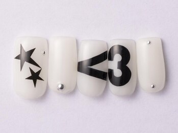 y2k海外風ハートネイル9810yen