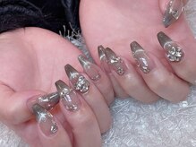 レアネイル 新宿(le'a nail)/マグネットフレンチネイル