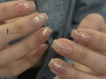 アイネイルズ 吉祥寺店(I nails)/桜ピンク水彩ニュアンス