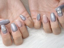 リッシュ ドゥ(RICHE deux)/ブルーマグ×ピンクベージュ