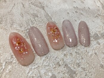 カルフールノア 新越谷店(carrefour noa)/nail design：シンプル5500円