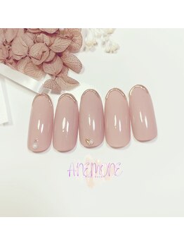 アネモネ(ANEMONE)/ぷっくりフレンチネイル☆