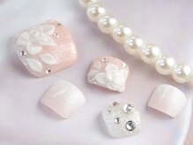 カラーズ 浜松店(colors)/フット☆フラワーネイル