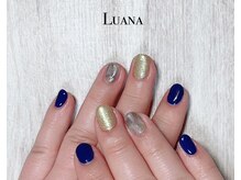 ルアナ(Luana)/マーブルネイル/ショートネイル