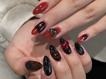 ハチイチイチサン(8113)/手書きネイル