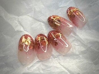 ビューティーサロン ハル(beauty salon haru)/【キラキラグラデハート添え】