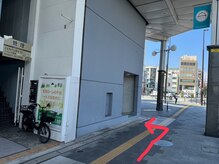 リジェロ 岩国店(RE:jello)/【道案内】左手にサロンあり