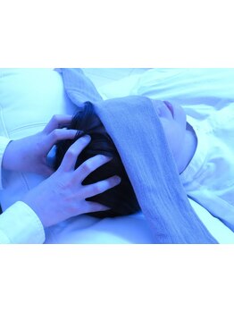 ヘッドスパで癒されたい