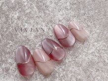 ヴィヴィアン ネイル(Vivian nail)/マグネット　細ミラー