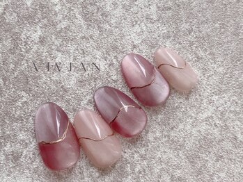 ヴィヴィアン ネイル(Vivian nail)/マグネット 細ミラー