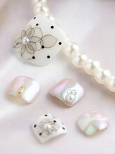 カラーズ 浜松店(colors)/フット☆フラワーネイル