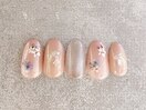 定額￥９０００　フラワーネイル