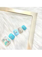 アンドラッシュネイル(&Lash nail)/フットネイル10本デザインコース