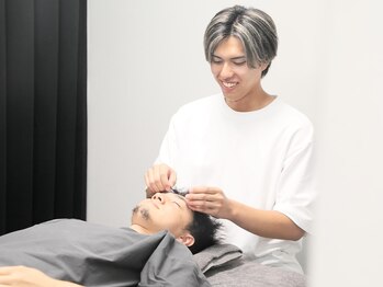 ボス 名古屋店(BOSS)/【施術風景】#メンズ脱毛#眉毛