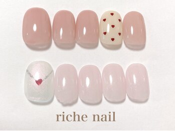 リッシュネイル 新百合ヶ丘店(riche nail)/シンプルアートコース
