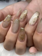 サフィールネイルサフィールネイル(Saphir nail)/ミラーアート