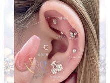 ホリホック/耳ツボジュエリー