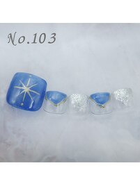 フットネイル：No.103