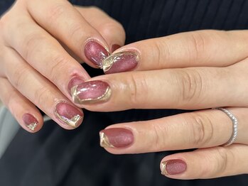 レアネイル(Lea nail)/マグネット×ミラー