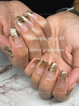 ルナネイル 長崎(LUNA nail)/ラメグラ