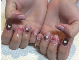 ～ヌーディーショートネイル～