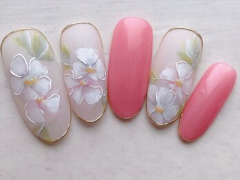 ネイリックス 栄ガスビル(NAILX)/フラワーネイル☆